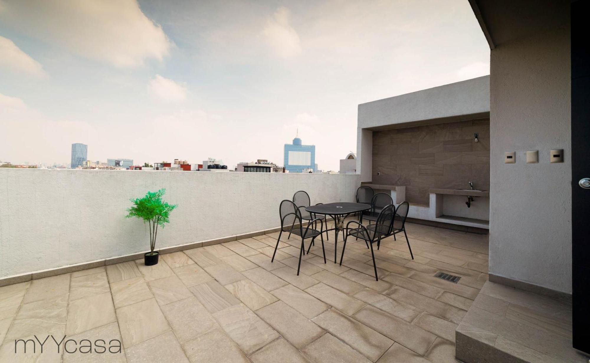 Апартаменты Wisconsin 68 Ph1 - Brand New Ph With Private Rooftop @ Wtc Мехико Экстерьер фото
